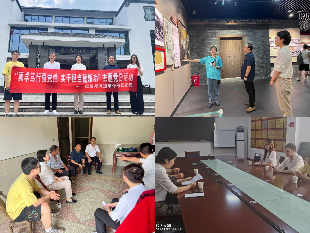 乐鱼官方网页版-乐鱼(中国)纪检与风控审计部党支部开展“真学笃行强党性 实干担当建新功”主题党日活动