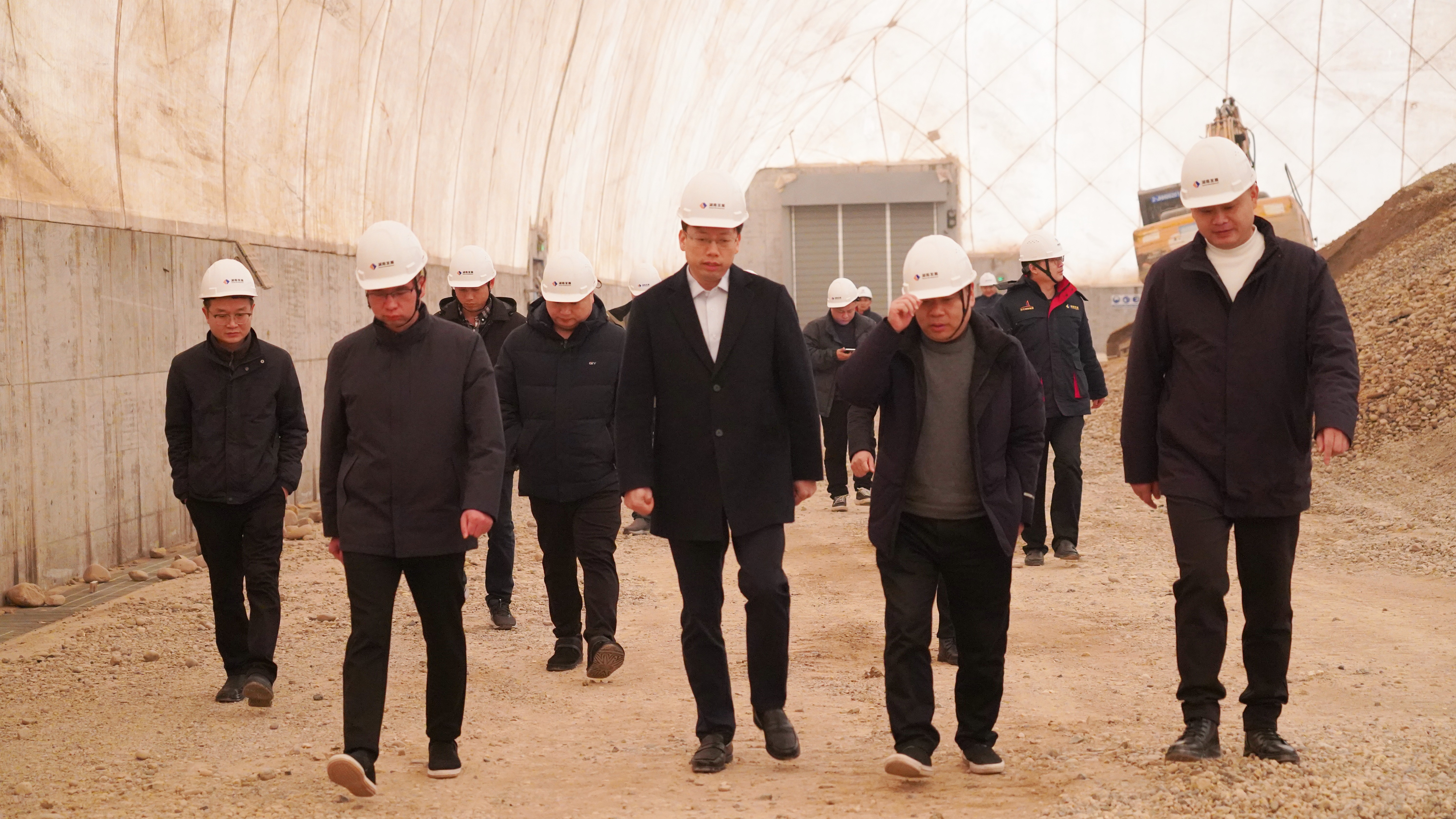 沅江市委副书记张心镜一行调研乐鱼官方网页版-乐鱼(中国)机制砂和砂石集散中心项目